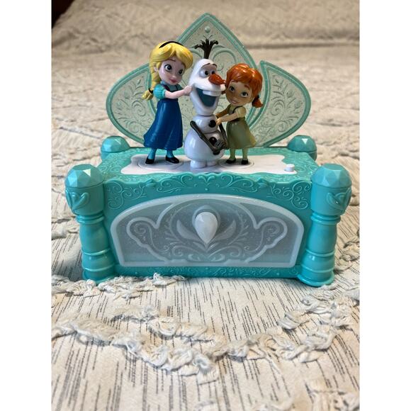 Disney Frozen “Do You Want to Build a Snowman” Musical Jewelry Box - Picture 2 of 10